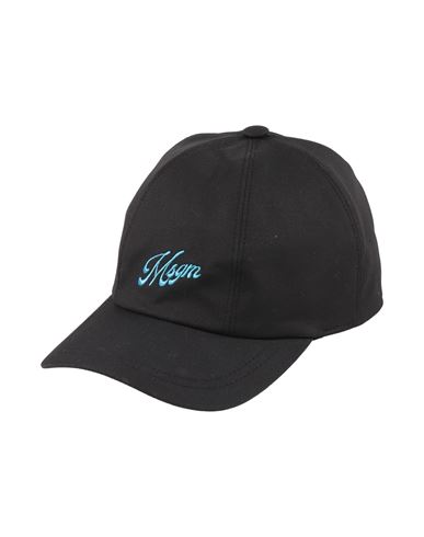 Msgm Woman Hat Black Size Onesize Cotton, Elastane