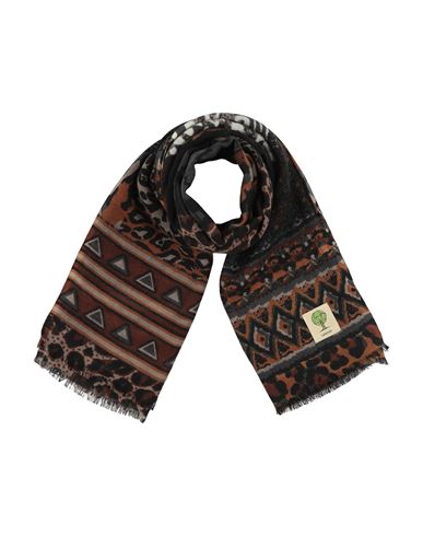 Bahobab Woman Scarf Black Size - Wool