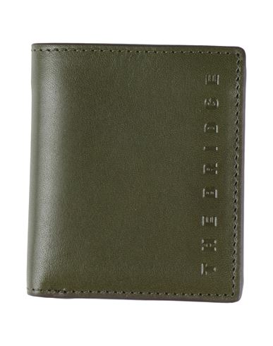 The Bridge Man Wallet Dark Green Size - Leather In Green