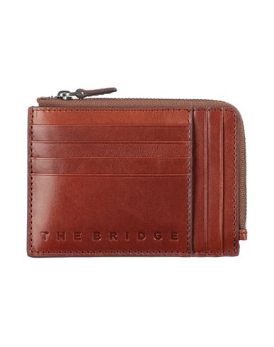 The Bridge Man Wallet Brown Size - Leather