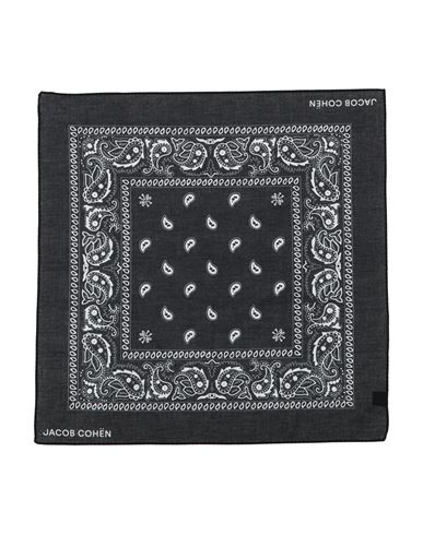 Jacob Cohёn Man Scarf Black Size - Cotton In Black