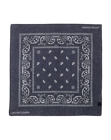 Jacob Cohёn Man Scarf Navy Size - Cotton In Blue