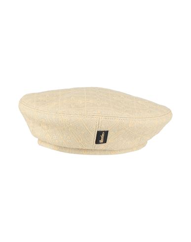 Borsalino Hat Beige Size L Cotton, Polyamide In Sand
