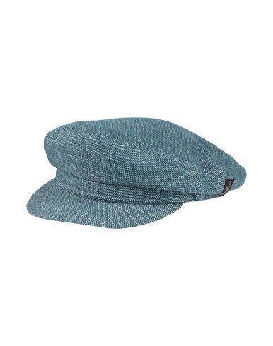Borsalino Hat Blue Size M Virgin Wool, Linen