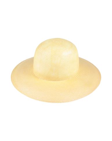 Borsalino Man Hat Pastel Yellow Size M Straw