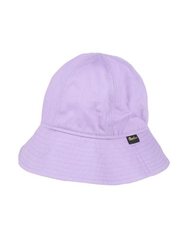 Borsalino Woman Hat Lilac Size 7 Cotton In Purple