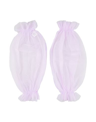 Petit Newborn Girl Gloves Lilac Size 3 Polyester In Animal Print