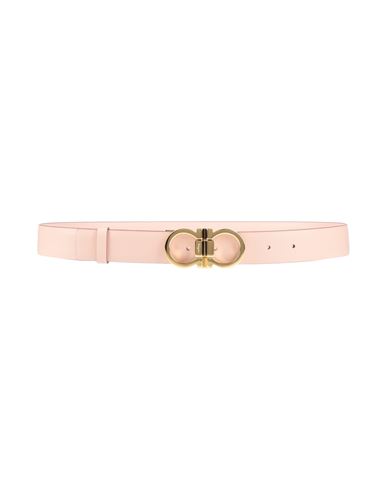 Ferragamo Donna H 30 Woman Belt Light Pink Size 39.5 Calfskin In Pink