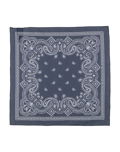 Givenchy Man Scarf Blue Size - Cotton In Blue