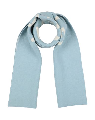 Givenchy Woman Scarf Light Blue Size - Wool, Cashmere
