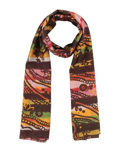 Maliparmi Malìparmi Woman Scarf Yellow Size - Silk In Black