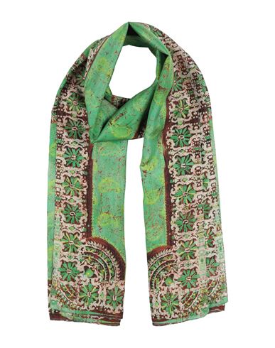 Maliparmi Malìparmi Woman Scarf Green Size - Silk In Brown