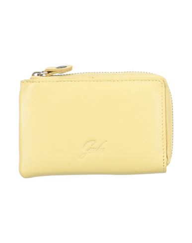 Gabs Woman Coin Purse Pastel Yellow Size - Calfskin