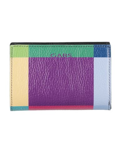 Gabs Woman Wallet Purple Size - Calfskin