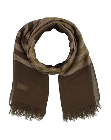 Malo Man Scarf Light Brown Size - Wool In Sand