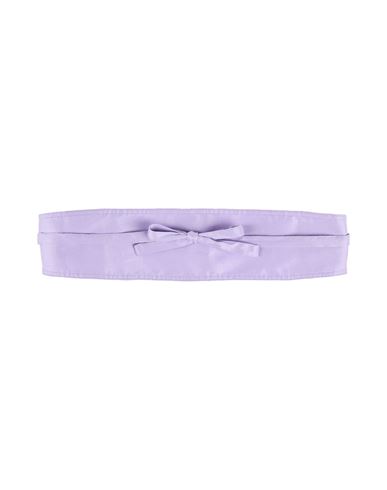 The Abito Milano Woman Belt Lilac Size M Polyester, Nylon, Elastane In Purple