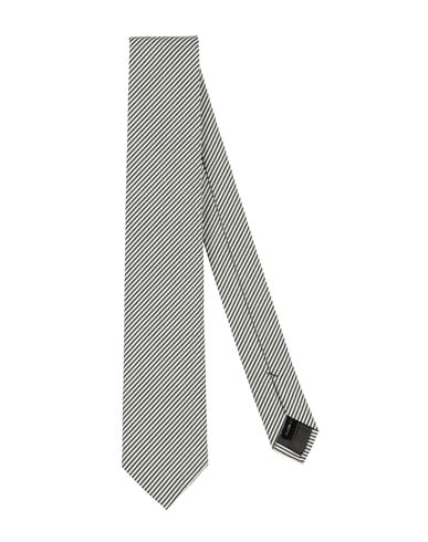 Caruso Man Ties & Bow Ties Dark Brown Size - Cotton, Lycra In Gray