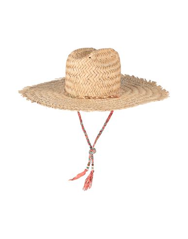 Alanui Woman Hat Beige Size S Straw In Sand