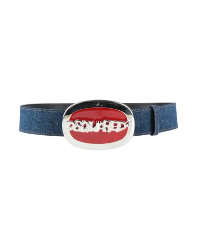 Dsquared2 Woman Belt Blue Size 36 Textile Fibers