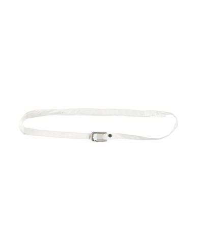 Masnada Woman Belt White Size Onesize Cotton, Polyurethane