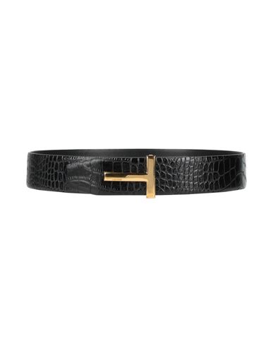 Tom Ford Woman Belt Black Size 32 Leather