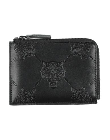 Plein Sport Man Cardholder Black Size - Leather