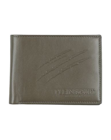 Plein Sport Man Wallet Military Green Size - Leather