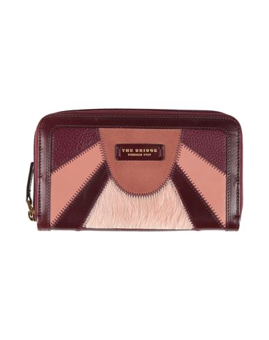 The Bridge Woman Wallet Plum Size - Leather In Purple