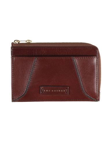 The Bridge Woman Cardholder Brown Size - Leather
