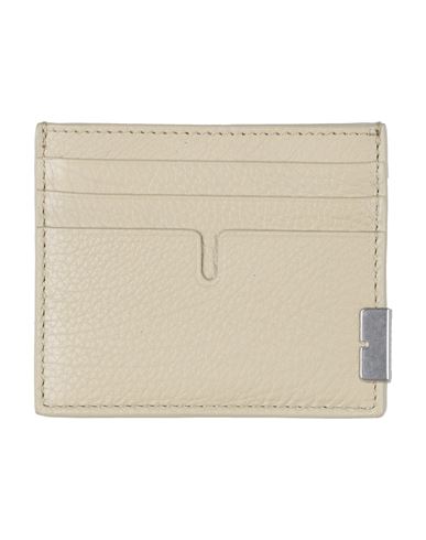 Burberry Woman Cardholder Beige Size - Calfskin In Sand