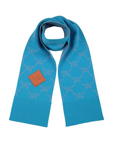Mcm Bufanda Mujer Azul -- Mujer