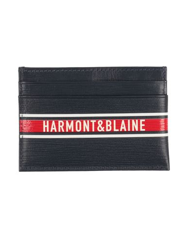 Harmont & Blaine Man Cardholder Midnight Blue Size - Cow Leather