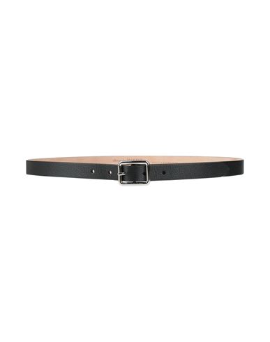 Alexander Mcqueen Mcqueen Woman Belt Black Size 39.5 Leather