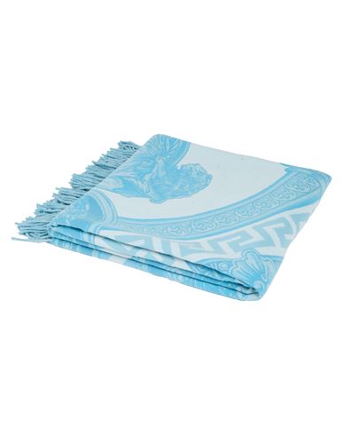 Versace Blanket Or Cover Azure Size - Wool, Cashmere