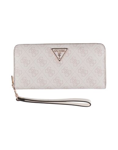 Guess Woman Wallet Off White Size - Polyurethane