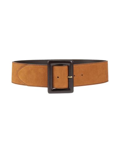 Orciani Woman Belt Tan Size 28 Leather In Brown