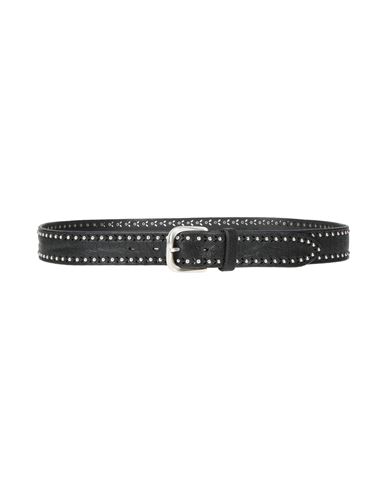 Orciani Man Belt Black Size 39.5 Leather