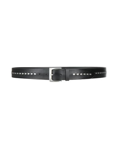Orciani Man Belt Black Size 42 Leather