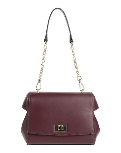 Schultertasche Damen Bordeaux -- Damen
