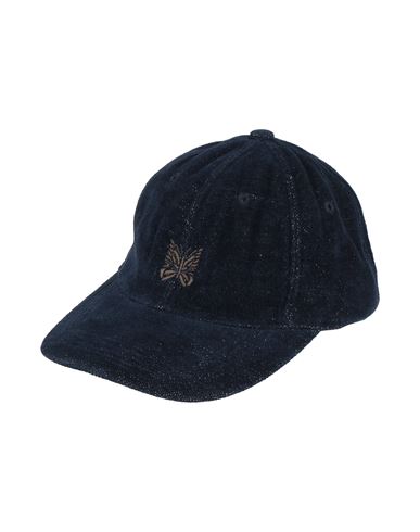 Needles Man Hat Navy Size Onesize Cotton, Paper In Blue