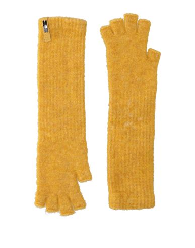 High Woman Gloves Marigold Size Onesize Nylon, Wool, Alpaca Wool, Elastane In Yellow