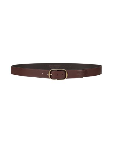 Dsquared2 Man Belt Black Size 34 Leather In Brown
