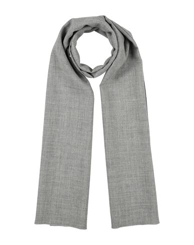 Alysi Chocolat Woman Scarf Light Grey Size - Wool, Polyester, Linen In Gray