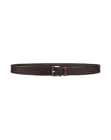 Orciani Man Belt Dark Brown Size 43 Leather