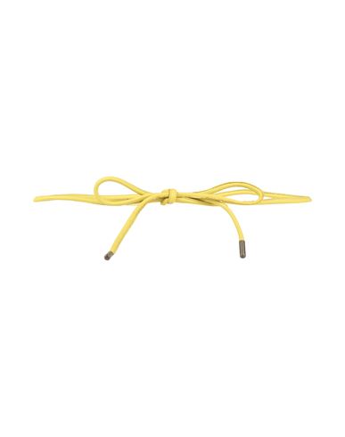 Federica Tosi Woman Belt Yellow Size Onesize Leather