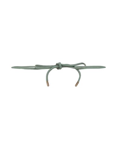 Federica Tosi Woman Belt Sage Green Size Onesize Leather