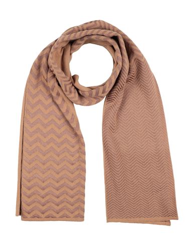Missoni Woman Scarf Camel Size - Wool, Viscose In Beige