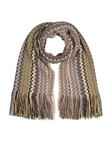 Missoni Woman Scarf Pastel Yellow Size - Wool, Acrylic