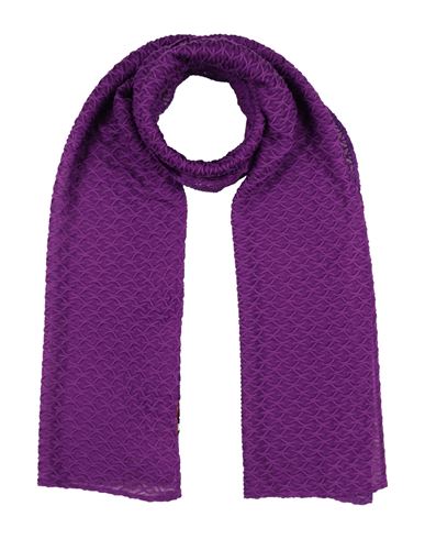Missoni Woman Scarf Purple Size - Wool, Viscose