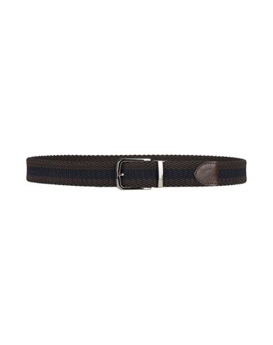 Paul & Shark Man Belt Midnight Blue Size 38 Viscose, Rubber